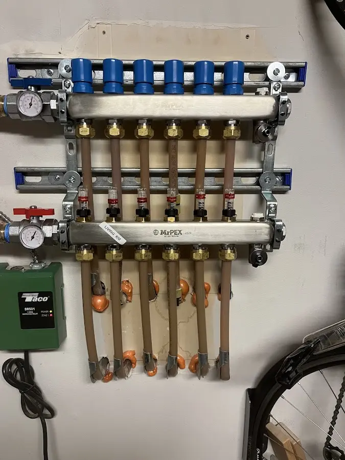 Plumber performing Leak Detection at a residential property in Chaffee